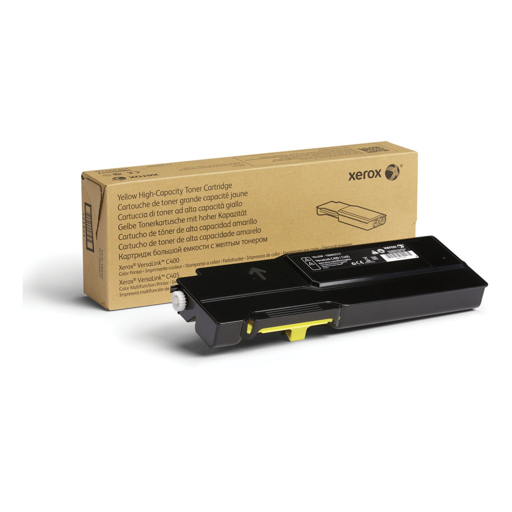 Xerox Cartuccia toner Giallo a Alta capacità da 4800 Pages per Stampante a colori ® VersaLink® C400/multifunzione a colori ® V Xerox Cartuccia toner Giallo a Alta capacità da 4800 Pages per Stampante a colori ® VersaLink® C400/multifunzione a colori ® V