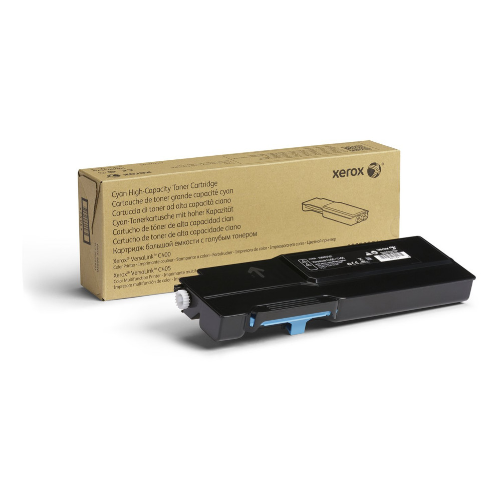 Xerox Cartuccia toner Ciano a Alta capacità da 4800 Pages per Stampante a colori ® VersaLink® C400/multifunzione a colori ® Ve Xerox Cartuccia toner Ciano a Alta capacità da 4800 Pages per Stampante a colori ® VersaLink® C400/multifunzione a colori ® Ve