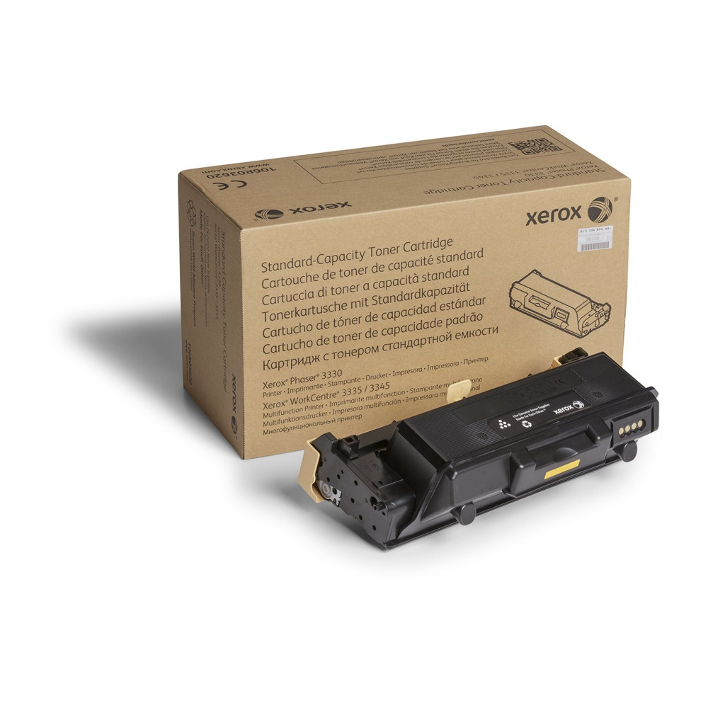 Xerox Cartuccia toner Nero a Capacità standard da 2600 Pages per Phaser® 3330, WorkCentre® serie 3300 (106R03620) Xerox Cartuccia toner Nero a Capacità standard da 2600 Pages per Phaser® 3330, WorkCentre® serie 3300 (106R03620)