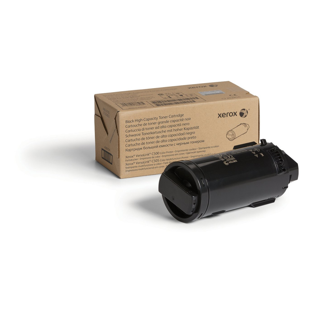 Xerox Cartuccia toner Nero a Alta capacità da 12100 Pages per Multifunzione a colori ® VersaLink® C505, Stampante a colori ® Ver Xerox Cartuccia toner Nero a Alta capacità da 12100 Pages per Multifunzione a colori ® VersaLink® C505, Stampante a colori ® Ver