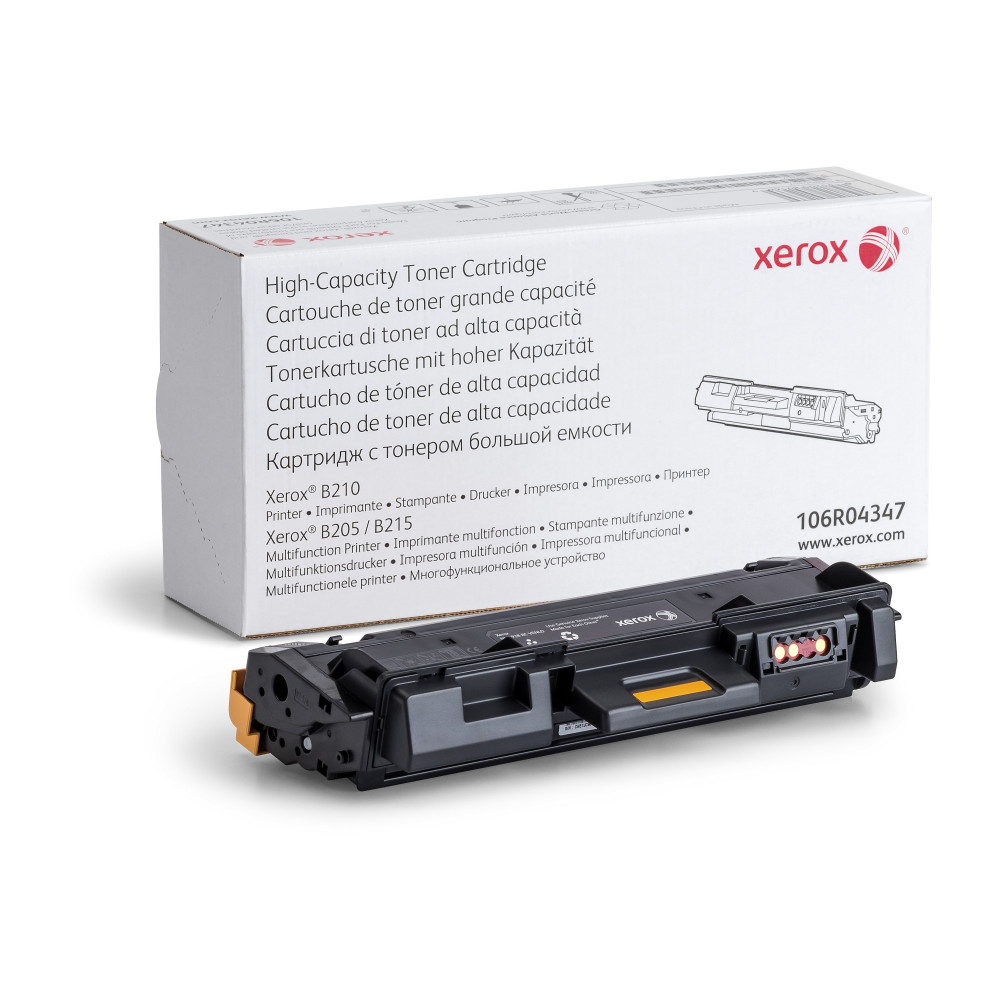 Xerox Cartuccia toner Nero a Alta capacità da 3000 Pages per Stampante ® B210, Stampante multifunzione ® B205/ ® B215 (106R043 Xerox Cartuccia toner Nero a Alta capacità da 3000 Pages per Stampante ® B210, Stampante multifunzione ® B205/ ® B215 (106R043