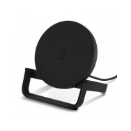 SUPPORTO DI RICARICA WIRELESS 10W CON ALIMENTATORE - NERO