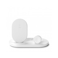 SUPPORTO WIRELESS 3 IN 1 - STAND + WATCH + AIRPODS - BIANCO