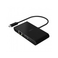 ADATTATORE MULTIMEDIALE USB-C - HDMI - VGA - USB - ETHERNET + RICARICA