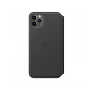 iPhone 11 Pro Max Leather Folio - Black