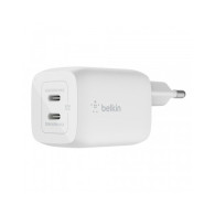 CARICABATTERIE 65W PPS DUAL USB-C GAN UNIVERSALE - BIANCO