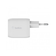 CARICABATTERIA DA PARETE DOPPIO GAN USB-C PPS 45W - BIANCO