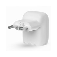 CARICABATTERIE DA PARETE CON PPS PORTA USB-C PD 20W 1M PVC C-LTG- BIANCO