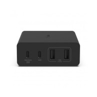 ALIMENTATORE GAN 108W CON PORTE 2X USB-C + 2X USB-A - NERO