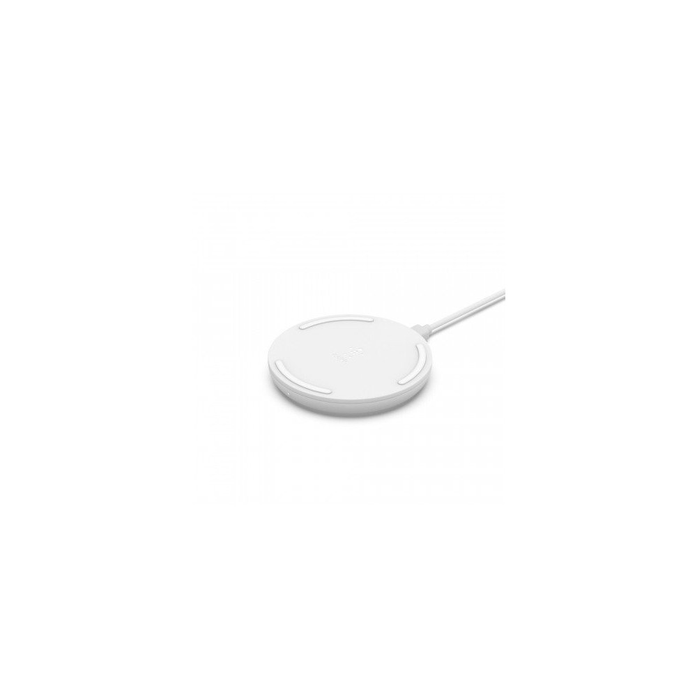 TAPPETINO DI RICARICA WIRELESS 15W SENZA ALIMENTATORE - BIANCO TAPPETINO DI RICARICA WIRELESS 15W SENZA ALIMENTATORE - BIANCO