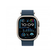2023 - Apple Watch Ultra 2 GPS + Cellular, 49mm Cassa in titanio con Blu Ocean band