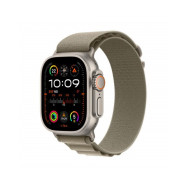 Apple Watch Ultra 2 GPS + Cellular, 49mm Cassa in titanio con oliva alpine loop - small