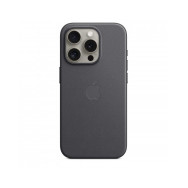 iPhone 15 Pro Custodia MagSafe in tessuto FineWoven - Nero