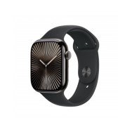 Apple Watch Series 10 GPS + Cellular 46mm Cassa Titanio Ardesia con Nero Sport Band - S/M