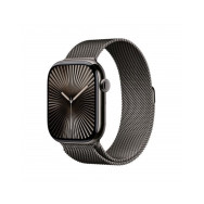 Apple Watch Series 10 GPS + Cellular 46mm Cassa Titanio Ardesia con Slate Milanese Loop - S/M