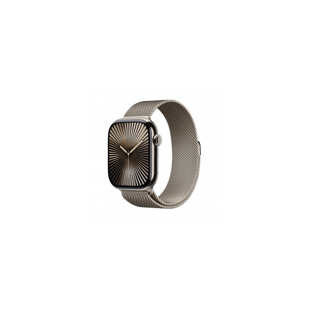 Apple Watch Series 10 GPS + Cellular 46mm Cassa Titanio Naturale con Natural Milanese Loop - S/M Apple Watch Series 10 GPS + Cellular 46mm Cassa Titanio Naturale con Natural Milanese Loop - S/M