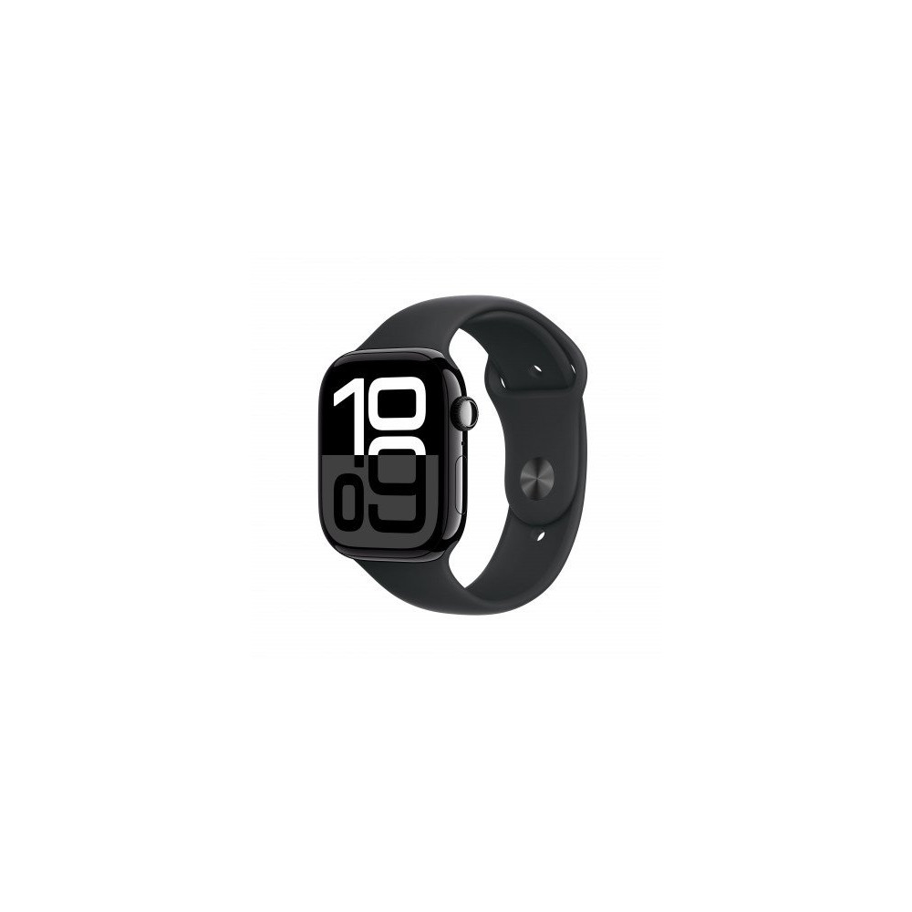 Apple Watch Series 10 GPS + Cellular 46mm Jet Nero Cassa Alluminio con Nero Sport Band - S/M Apple Watch Series 10 GPS + Cellular 46mm Jet Nero Cassa Alluminio con Nero Sport Band - S/M