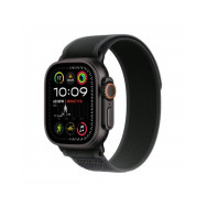Apple Watch Ultra 2 GPS + Cellular 49mm Cassa Titanio Nero con Nero Trail Loop - S/M