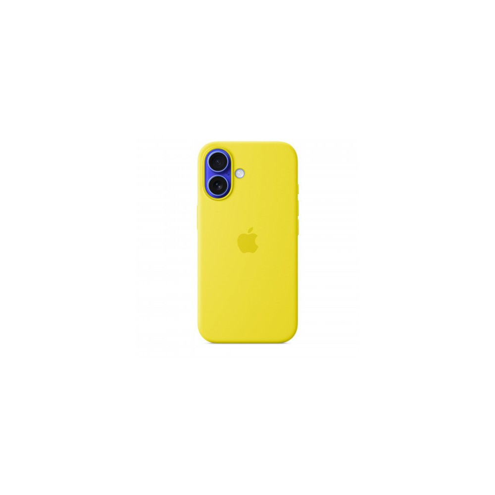 Custodia con Magsafe in Silicone per iPhone 16 - Giallo carambola Custodia con Magsafe in Silicone per iPhone 16 - Giallo carambola