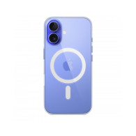 Custodia con Magsafe in Silicone per iPhone 16 - Trasparente