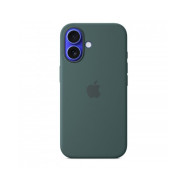 Custodia con Magsafe in Silicone per iPhone 16 - Verde Lago
