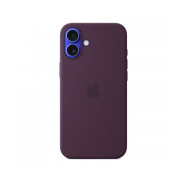 Custodia con Magsafe in Silicone per iPhone 16 Plus - Prugna