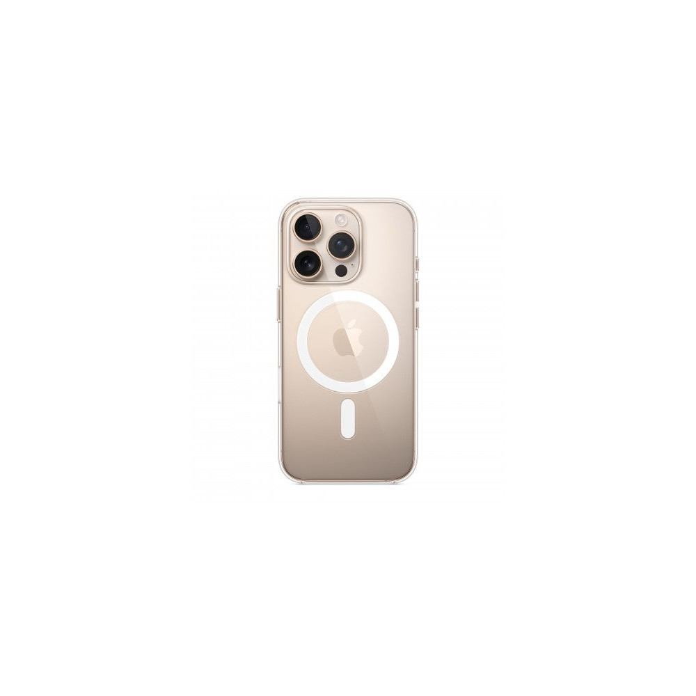 Custodia con Magsafe in Silicone per iPhone 16 Pro - Trasparente Custodia con Magsafe in Silicone per iPhone 16 Pro - Trasparente