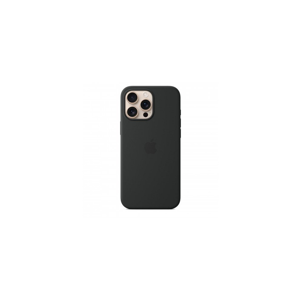 Custodia con Magsafe in Silicone per iPhone 16 Pro Max - Nero Custodia con Magsafe in Silicone per iPhone 16 Pro Max - Nero