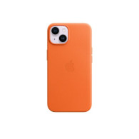 Custodia con Magsafe in Pelle per iPhone 14 - Arancione
