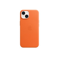 Custodia con Magsafe in Pelle per iPhone 14 - Arancione