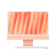 iMac arancione - Vetro standard - RAM 24GB di memoria unificata - HD SSD 1TB - Magic Trackpad - Magic Keyboard con Touch ID - It