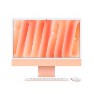 iMac arancione - Vetro standard - RAM 24GB di memoria unificata - HD SSD 2TB - Magic Trackpad - Magic Keyboard con Touch ID - It