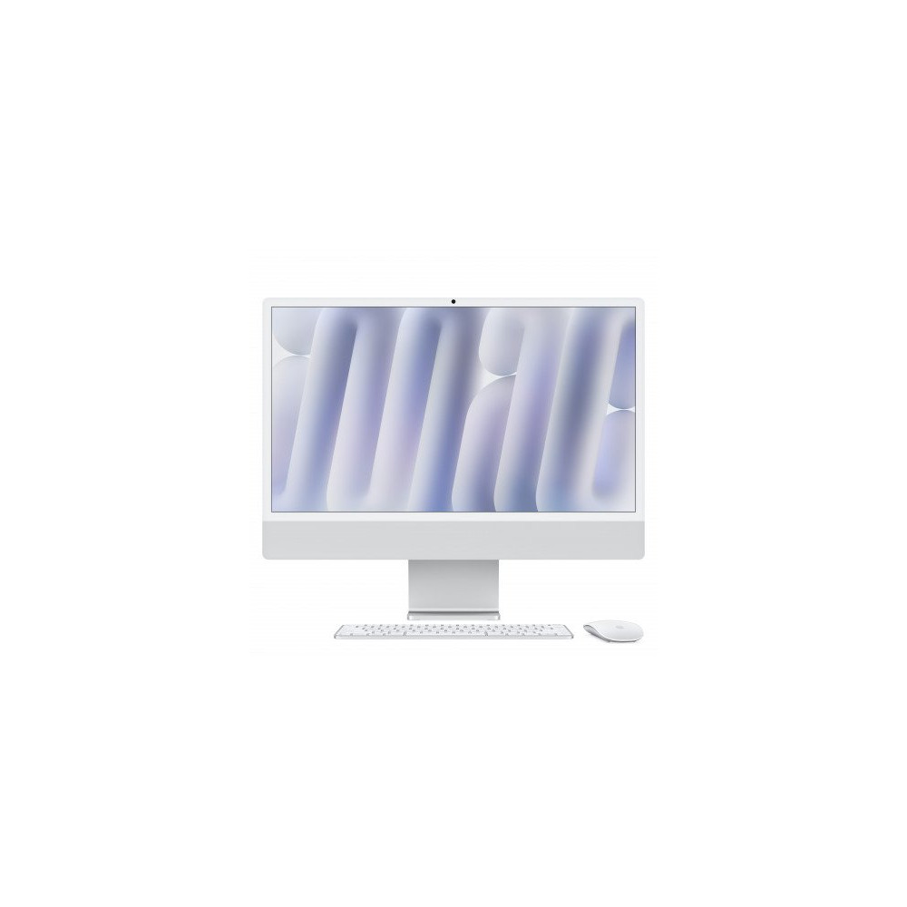 iMac argento - Vetro con nanotexture - RAM 32GB di memoria unificata - HD SSD 2TB - Magic Mouse - Magic Keyboard con Touch ID - 