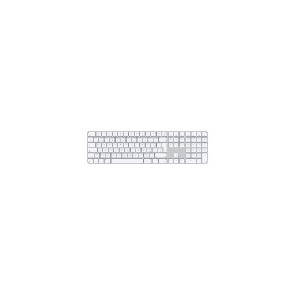 Magic Keyboard con Touch ID e Tastierino Numerico per Mac models con Apple silicon - italiano - Bianco Keys con porta USB-C Magic Keyboard con Touch ID e Tastierino Numerico per Mac models con Apple silicon - italiano - Bianco Keys con porta USB-C