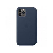 iPhone 11 Pro Leather Folio - Deep Sea Blue