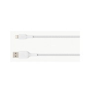 CAVO INTRECCIATO DA USB-A A LIGHTNING 1M - BIANCO