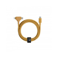 Cavo BELT 2in1 con Fibbia da Usb-C a Usb-C/Lightning - 1.8m - 240W - Kraft