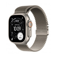 49mm Natural Titanium Milanese Loop - Medium