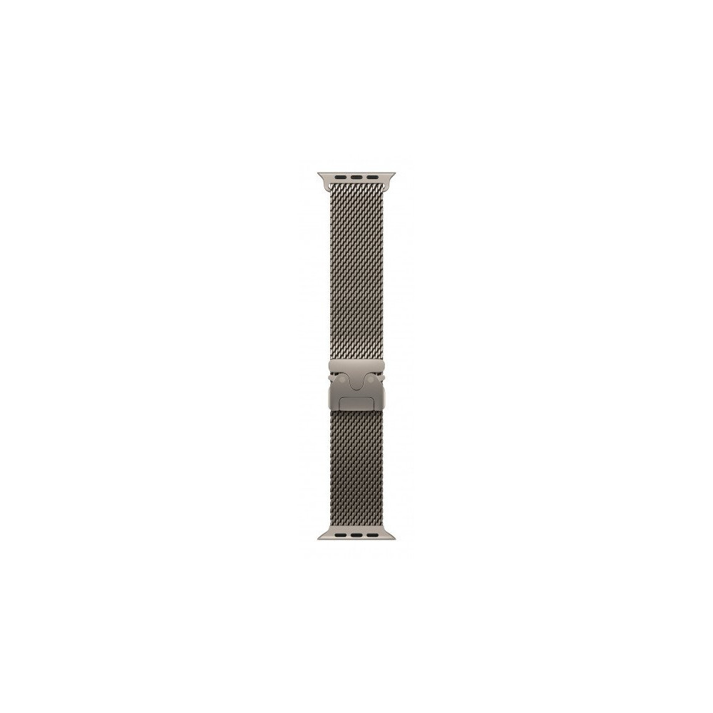 49mm Natural Titanium Milanese Loop - Medium 49mm Natural Titanium Milanese Loop - Medium