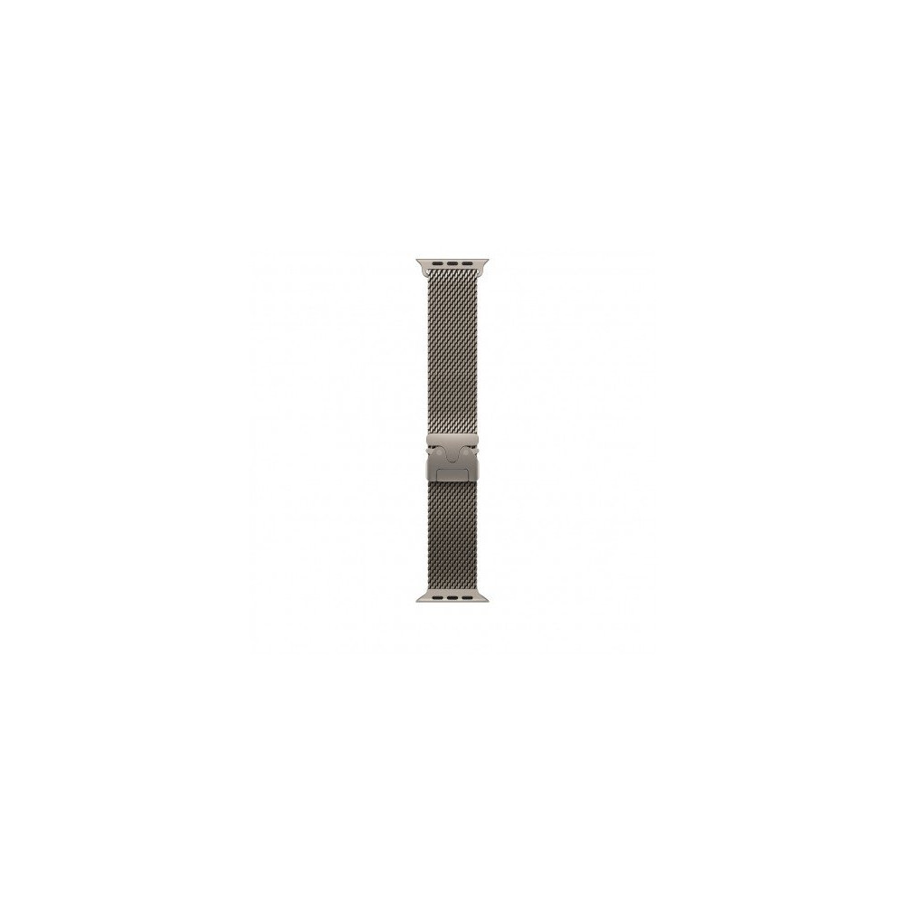 49mm Natural Titanium Milanese Loop - Small 49mm Natural Titanium Milanese Loop - Small